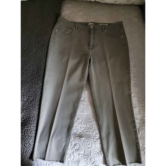 J.Jill Denim High-Rise Straight-Leg Crop, 14 Petite - Picture 1 of 10